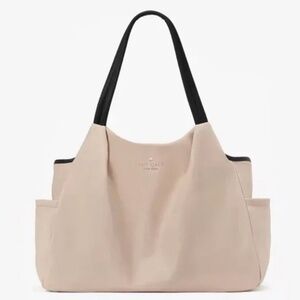 ♠️ Kate Spade Chelsea Nylon Baby Diaper Bag, Warm Beige NWOT 👶🏼